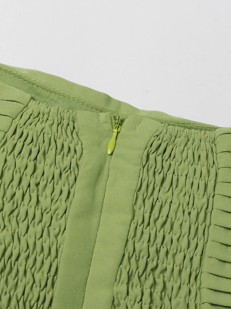 Solid Spliced Folds Two Piece Set