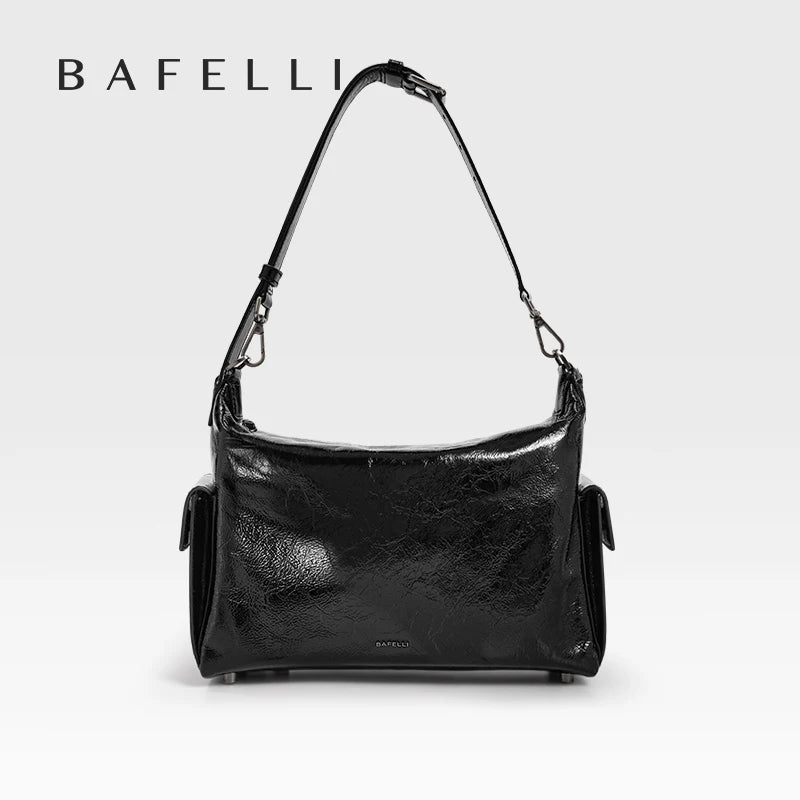 GENUINE LEATHER DESIGNER CROSSBODY HANDBAG
