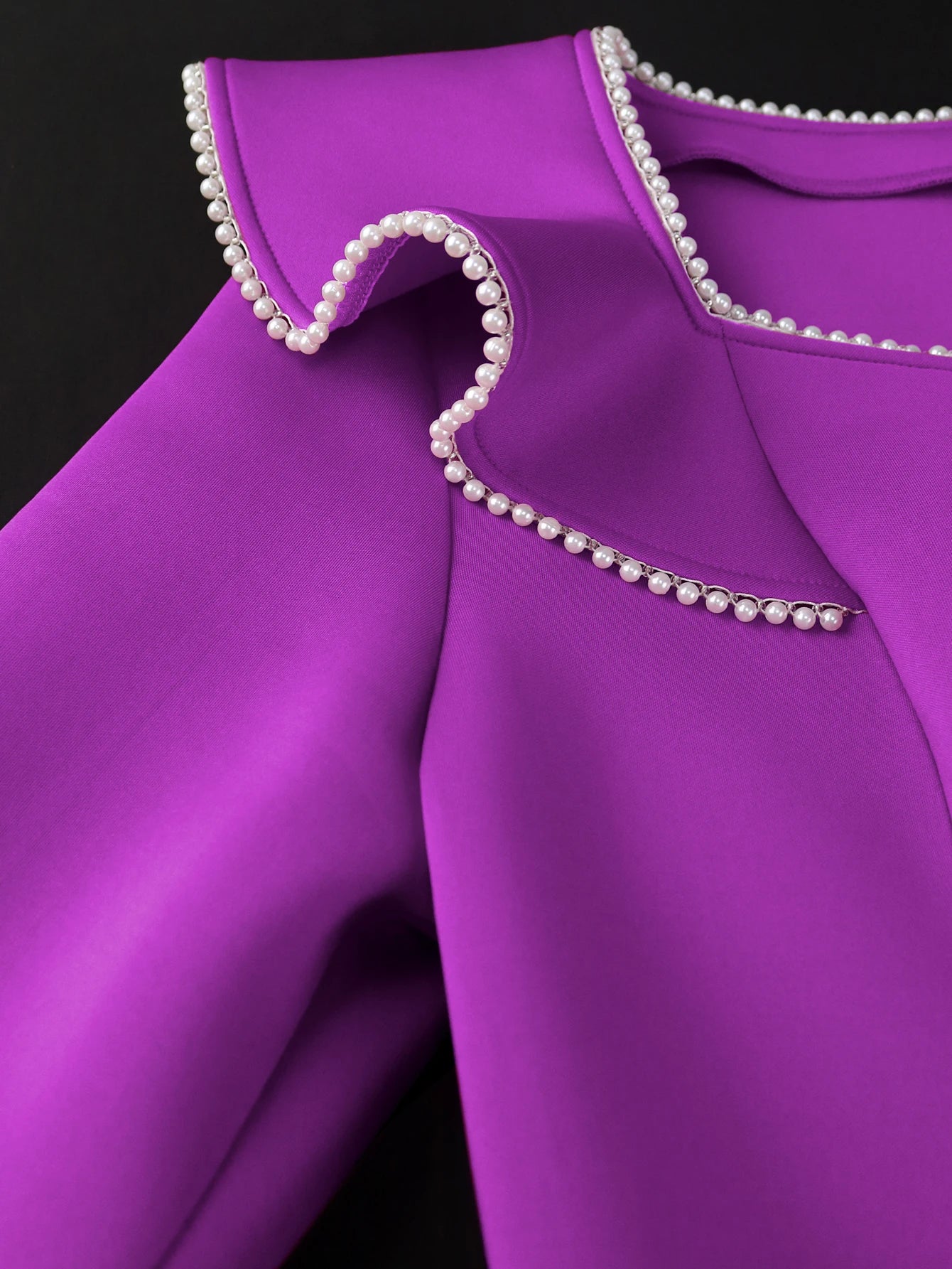 Plus Size Pearl Embellished Sheath