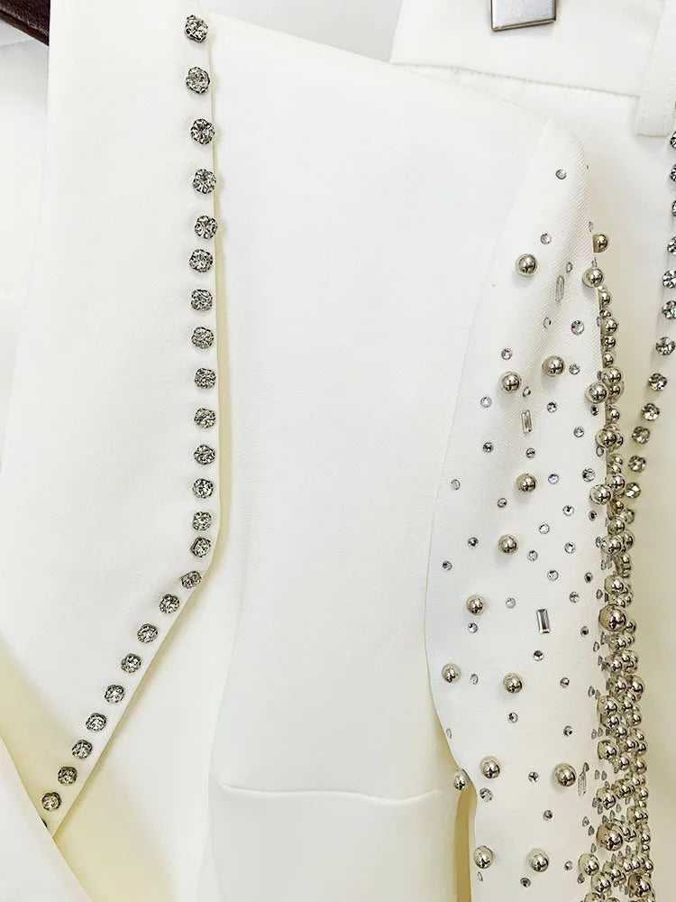 Spliced Diamonds Two Piece Pants Set