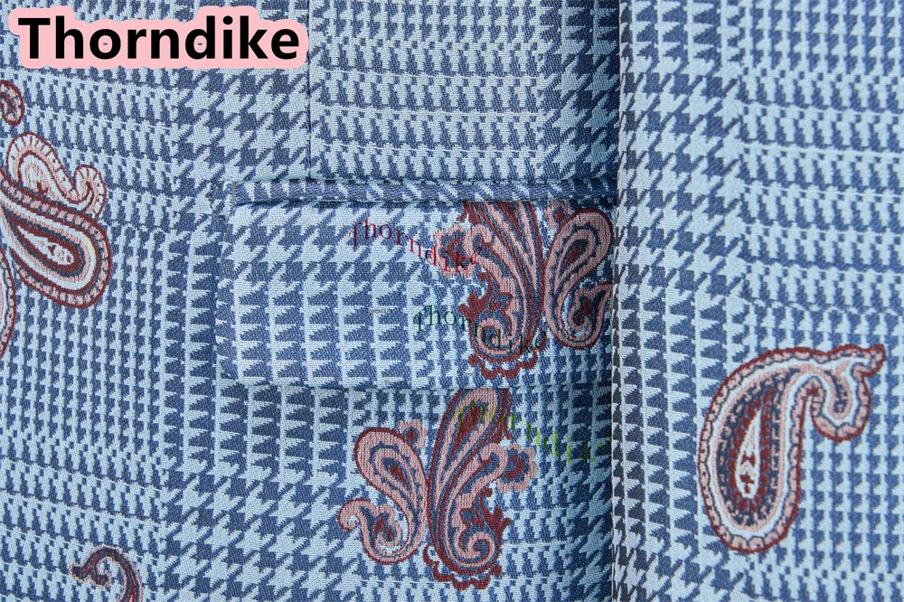 Men Suits 3 Piece Houndstooth Suit