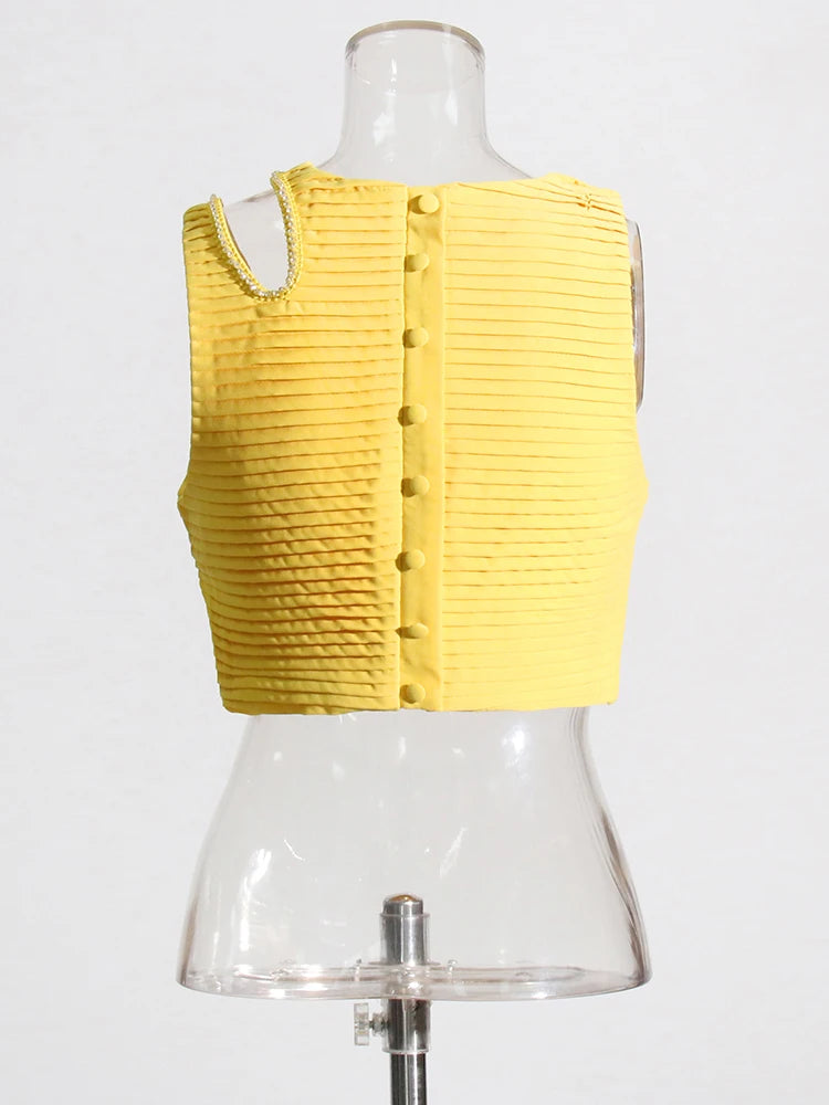 Solid Spliced Folds Two Piece Set