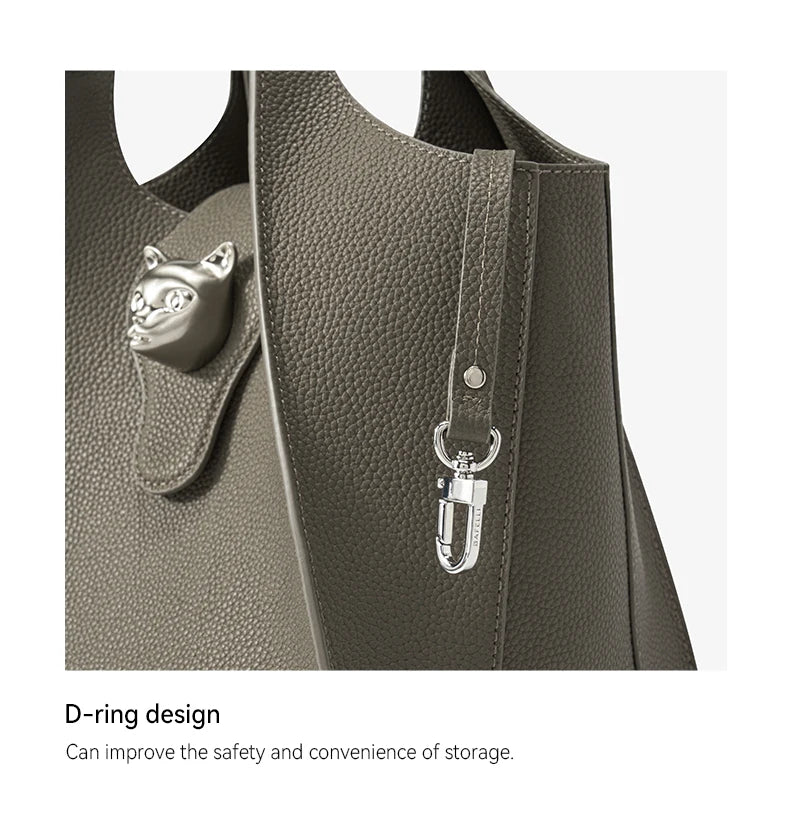 GENUINE LEATHER CASUAL PURSE