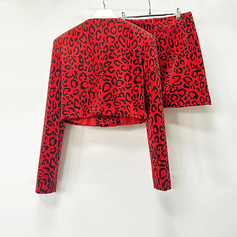Two Piece Leopard Set