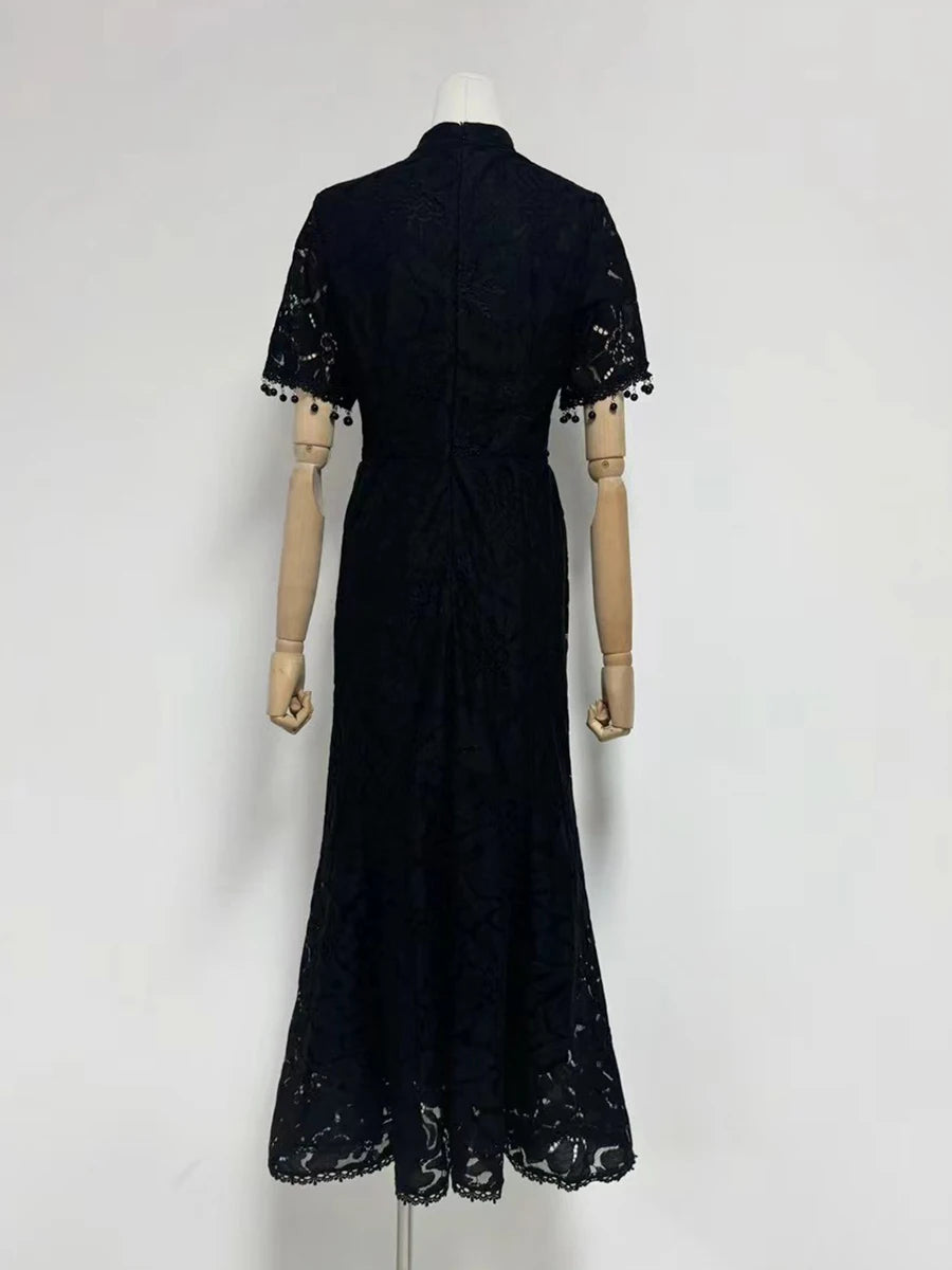 Spliced Tassel Dresses