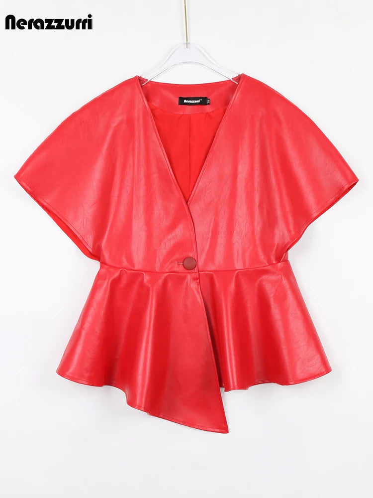 Red Leather Top