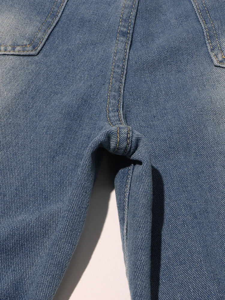 Designer Patchwork Bowknot Jeans