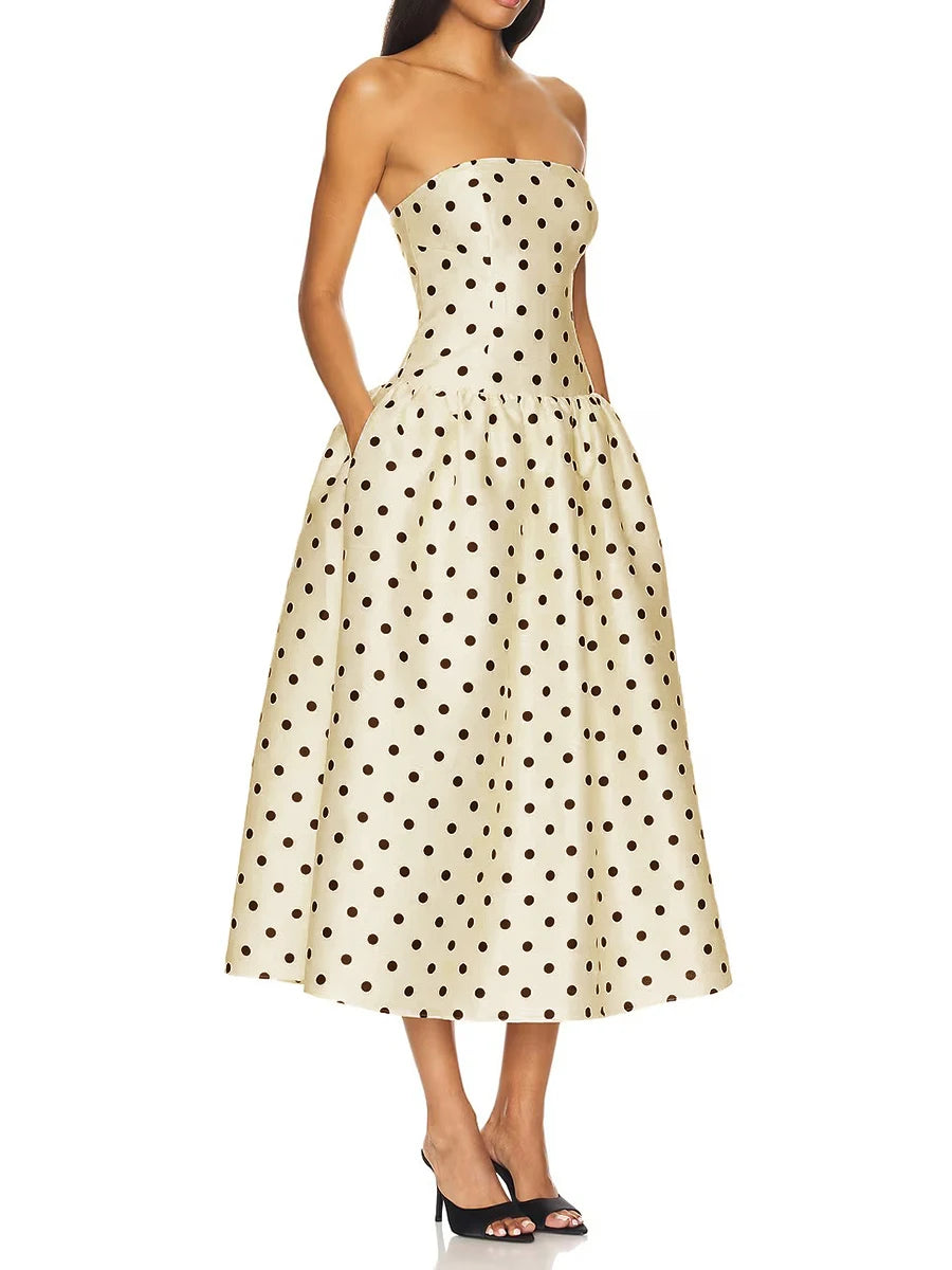 Polka Dot Waves Dress