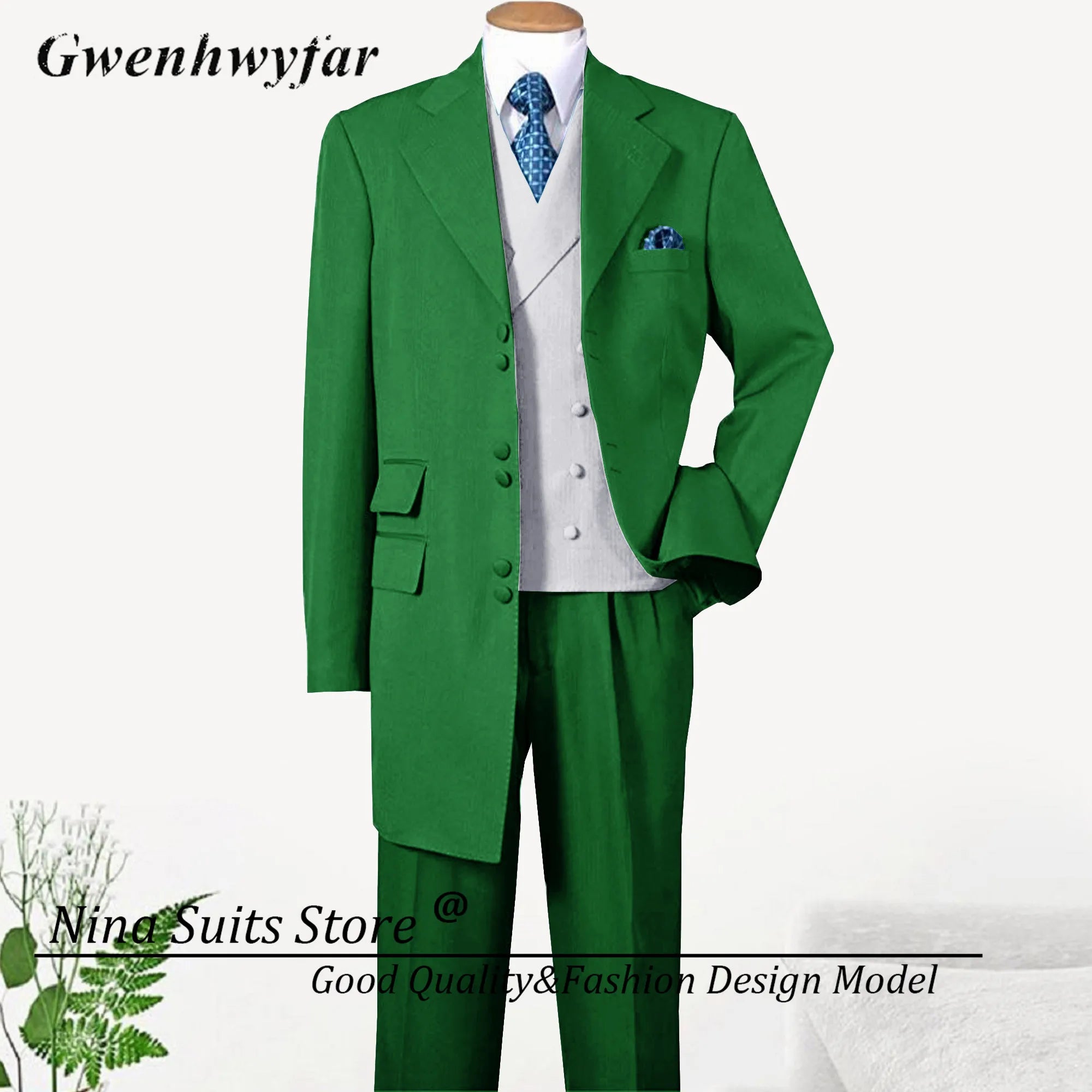 Men Long Coat Suits