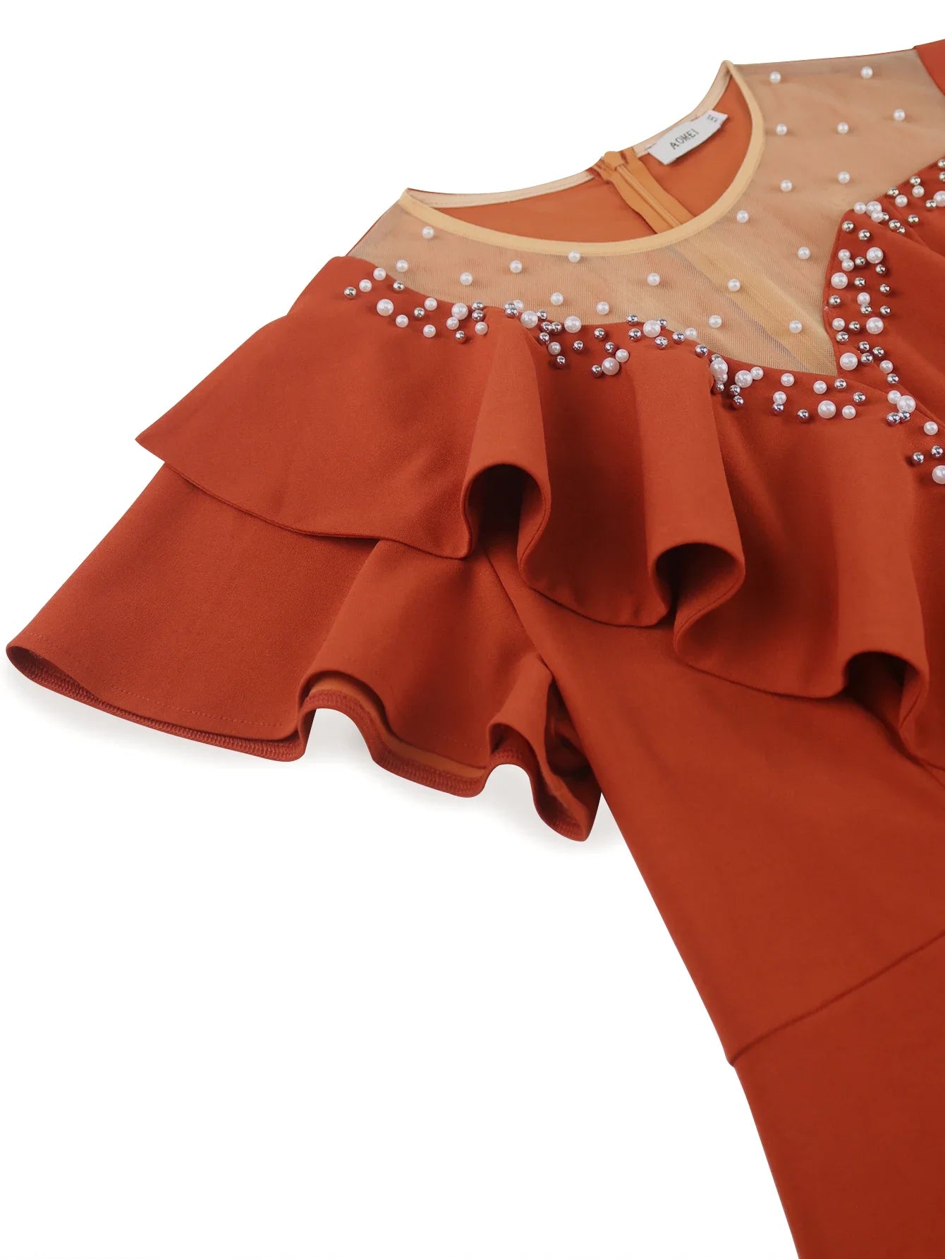 Plus Size Ruffled Dress
