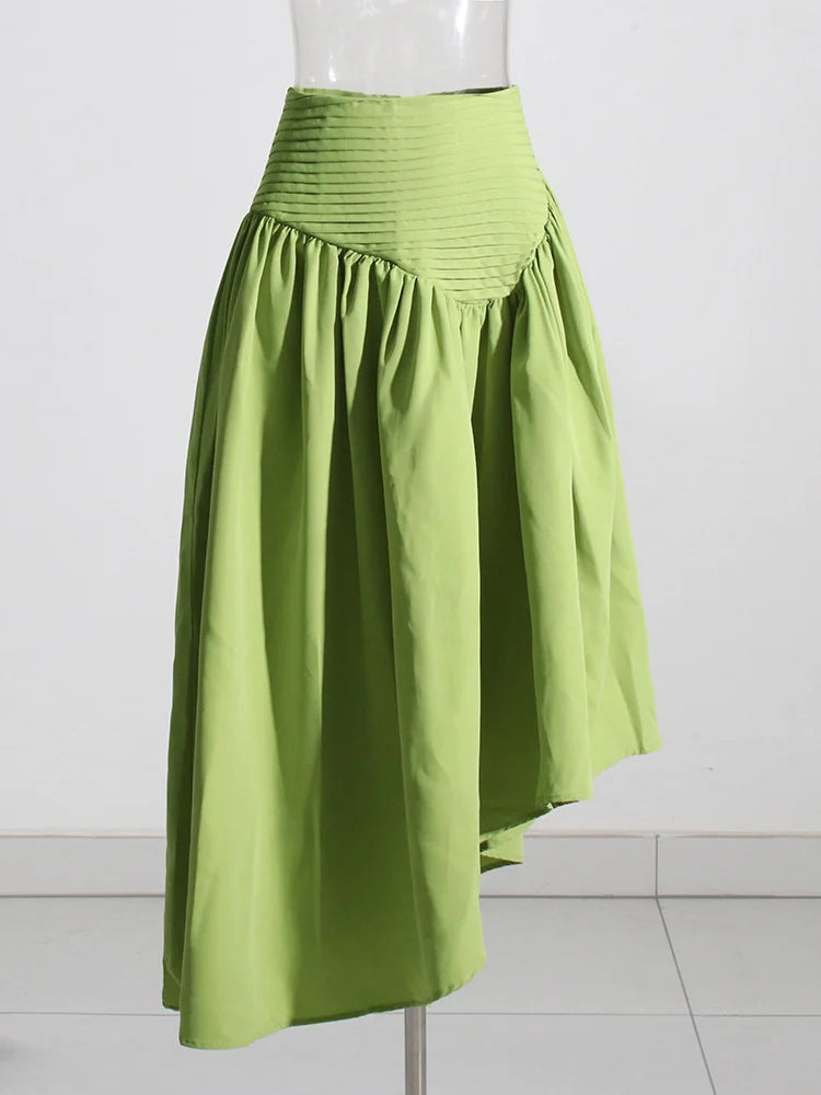 Solid Spliced Folds Two Piece Set