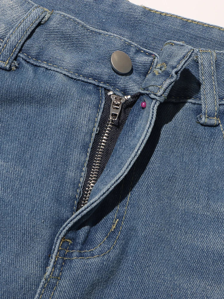 Designer Patchwork Bowknot Jeans