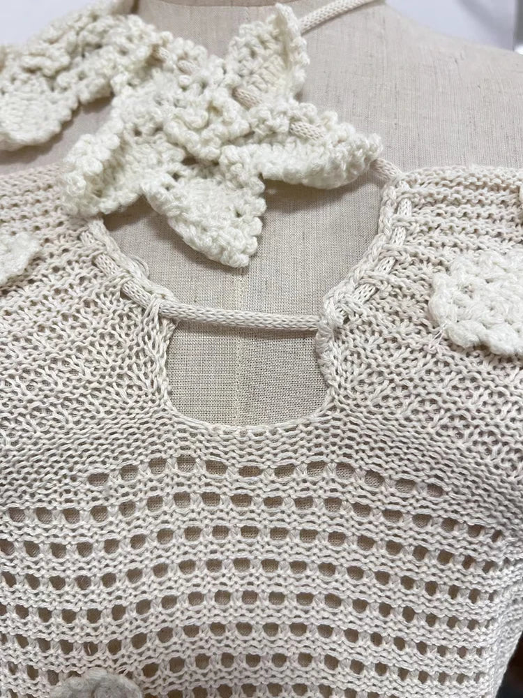 Knitted Bikini cover up!