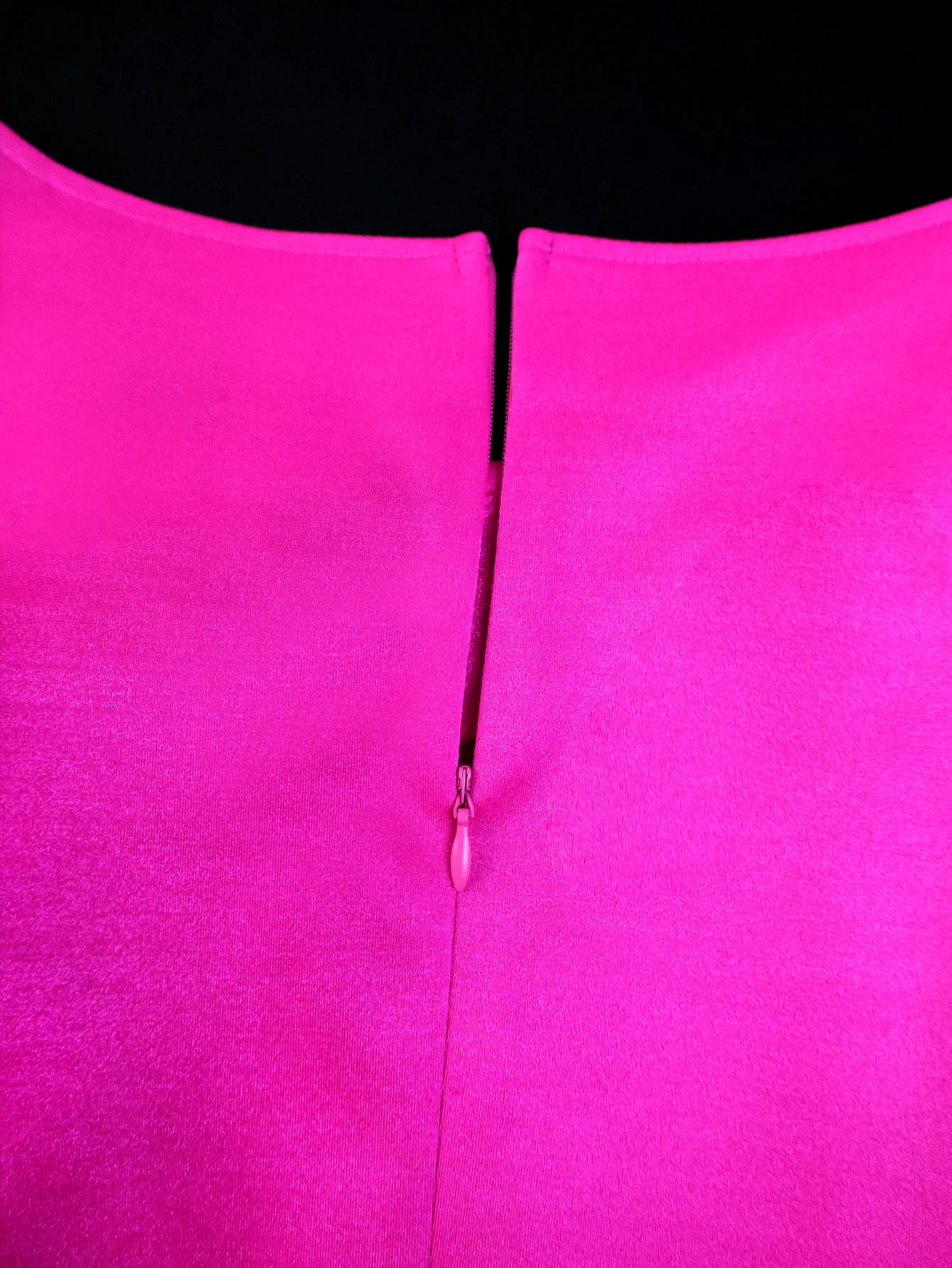 Plus Size A-Line Pleated Satin Dress