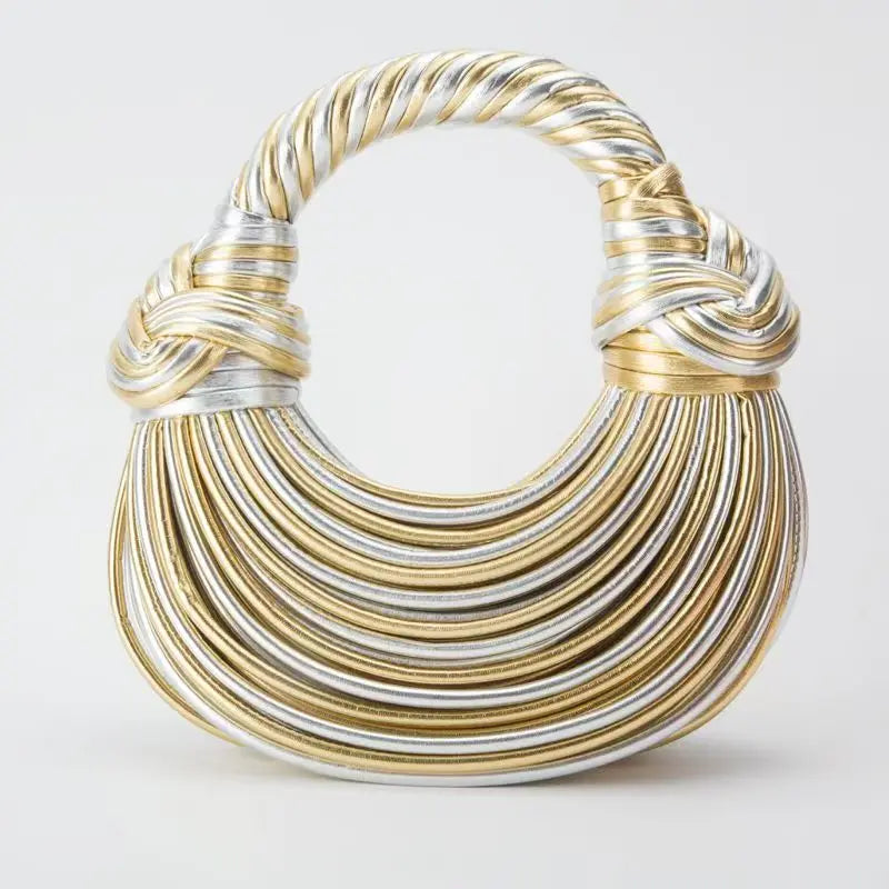 Handwoven Noodle Knotted Hobo Bags