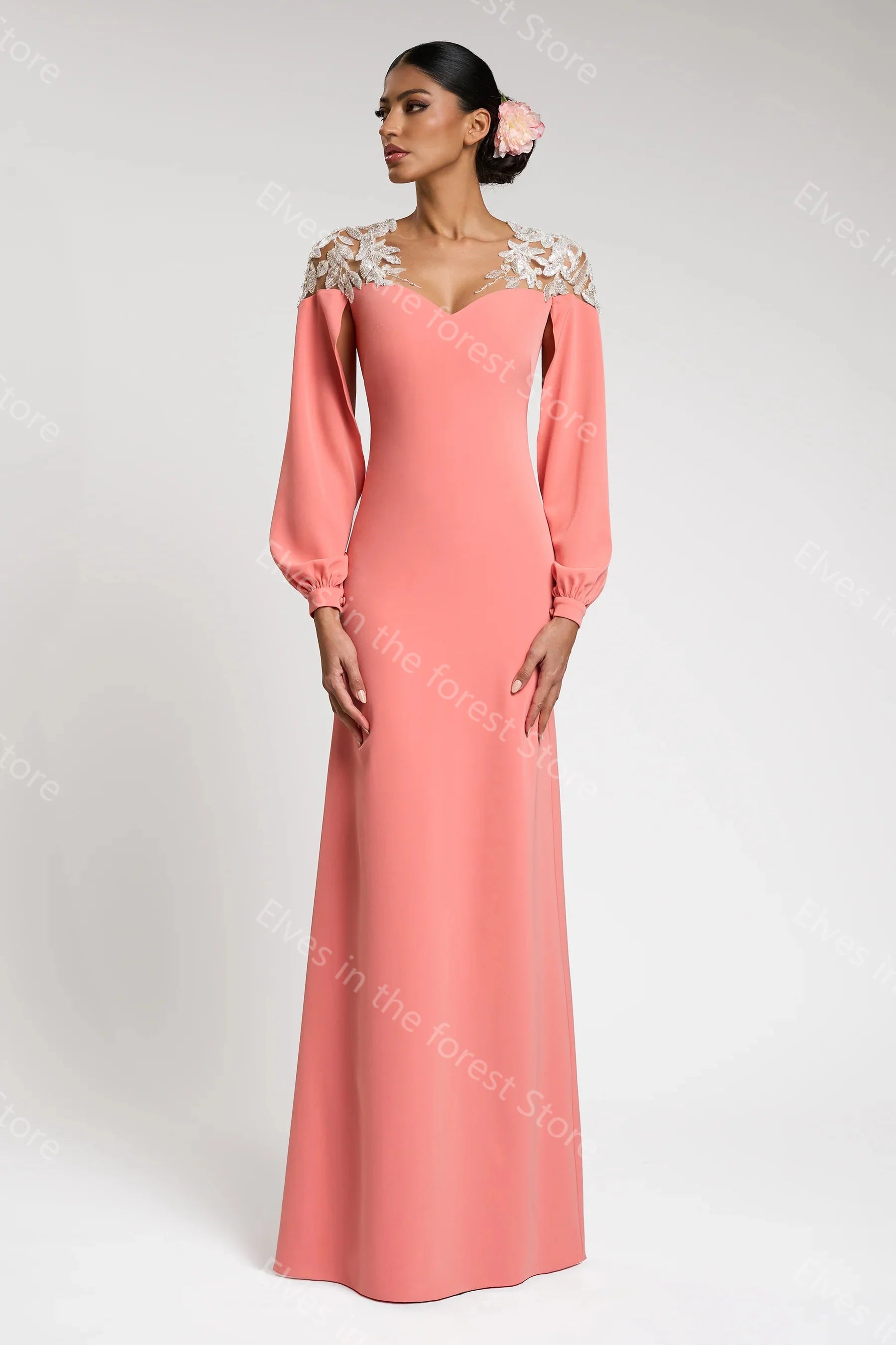 Vintage Satin Evening Dresses