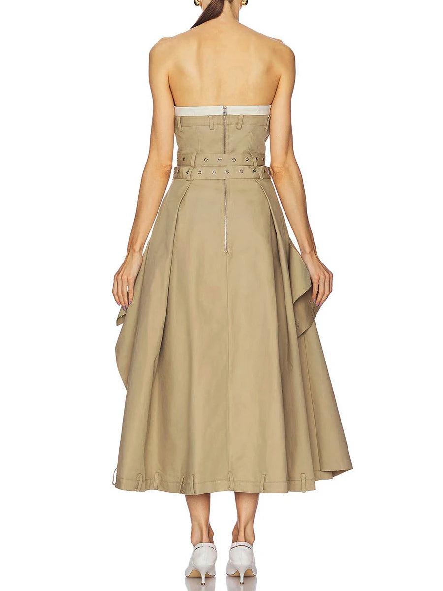 Strapless Sleeveless Dress