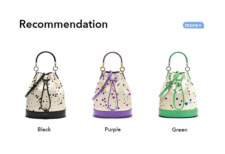 LEATHER BUCKET BAGS