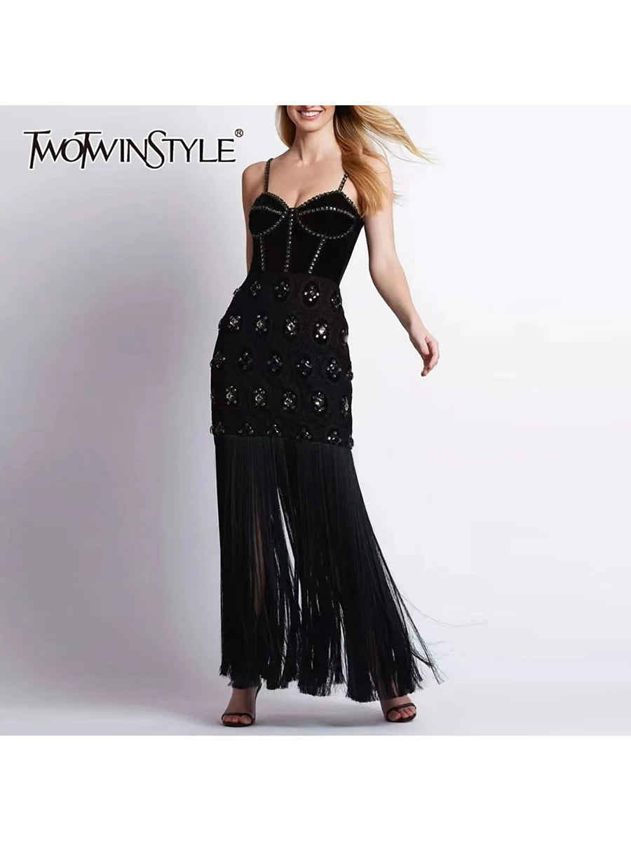 Diamond Tassel Dress
