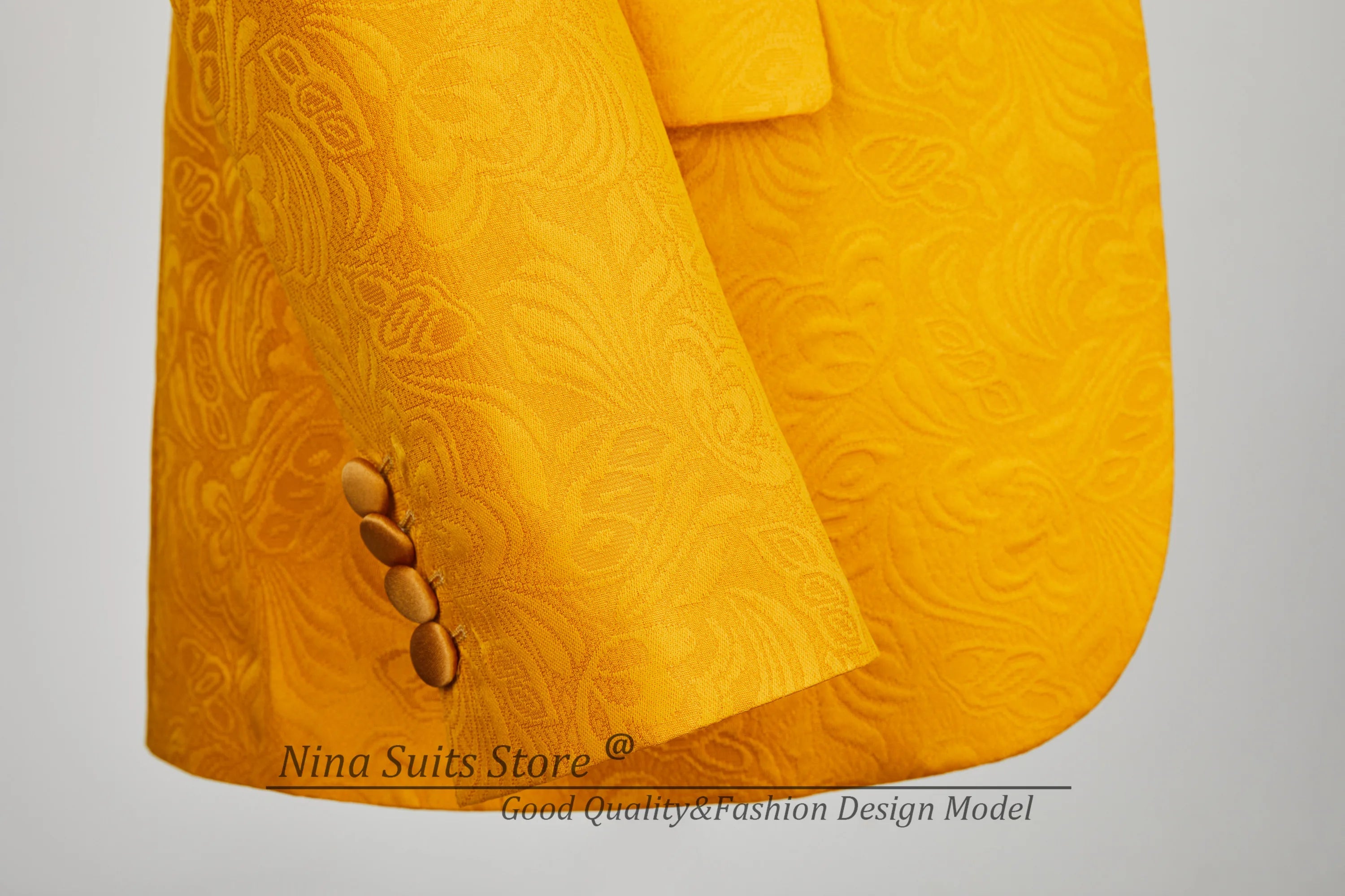 Jacquard Men Suits Tailored