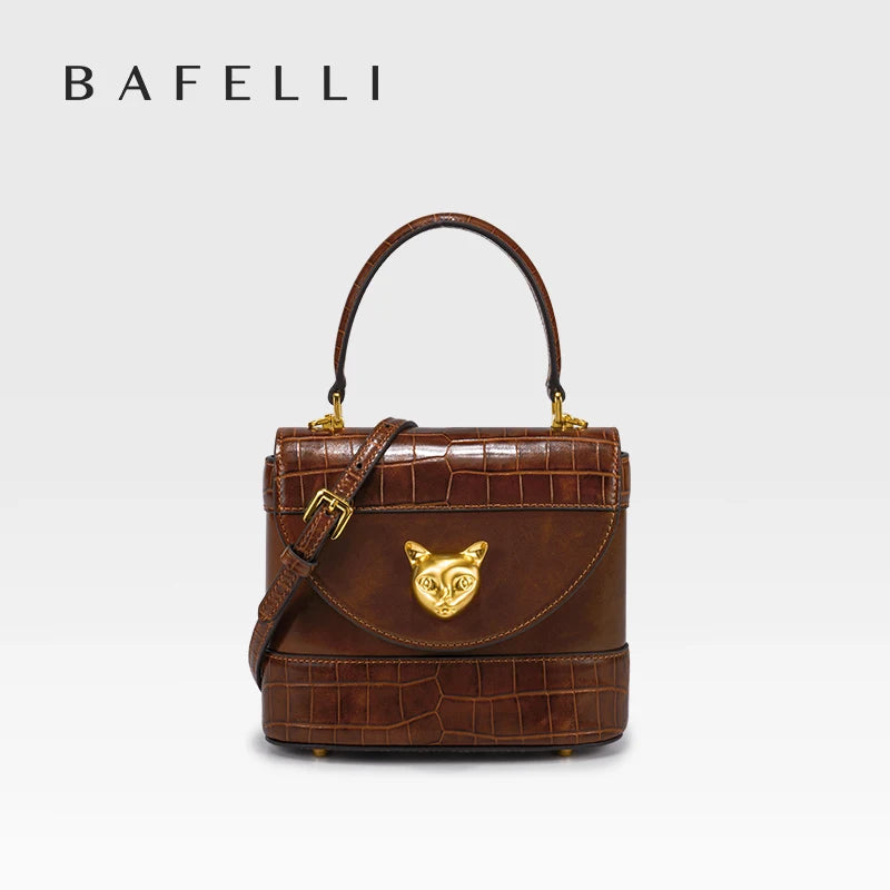 LEATHER DESIGNER BUCKET HANDBAGS