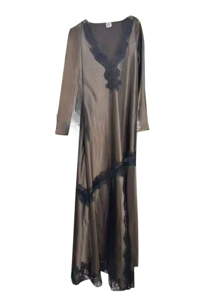 Spliced Lace Dresses