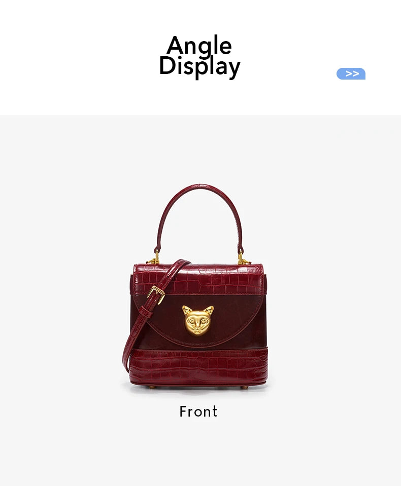 LEATHER DESIGNER BUCKET HANDBAGS