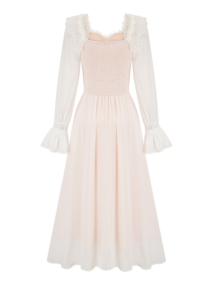 Embroidery Solid Dresses