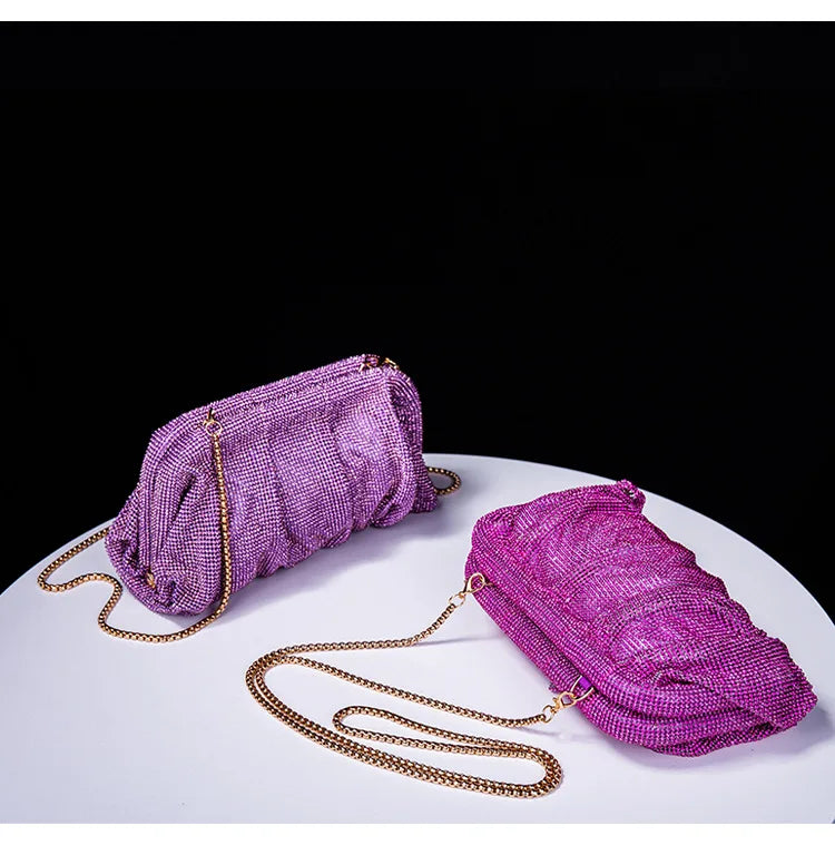 Luxury Shiny Rhinestone Evening Clutch Bags