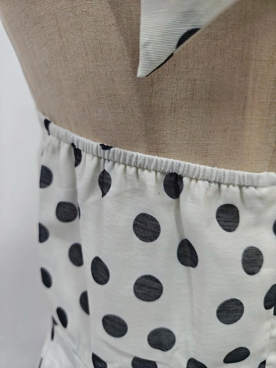 Polka Dot Elegant Midi Dresses