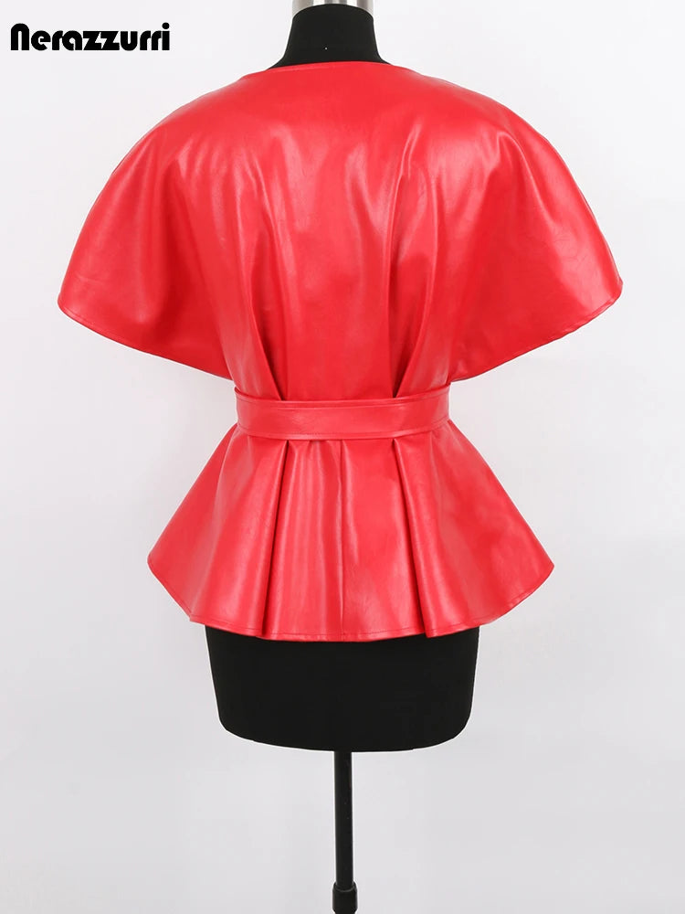 Red Leather Top
