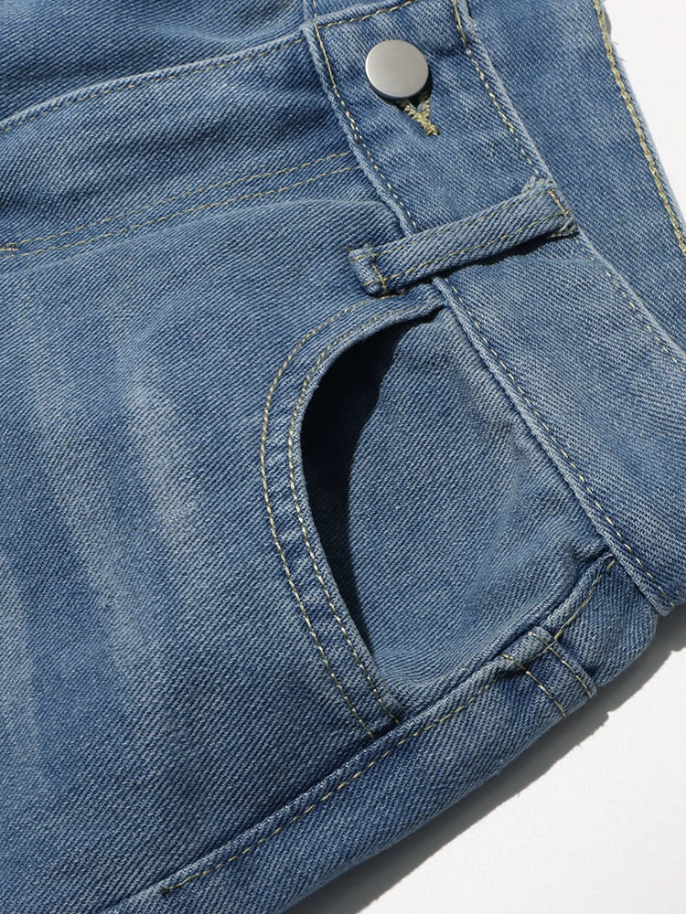 Designer Patchwork Bowknot Jeans