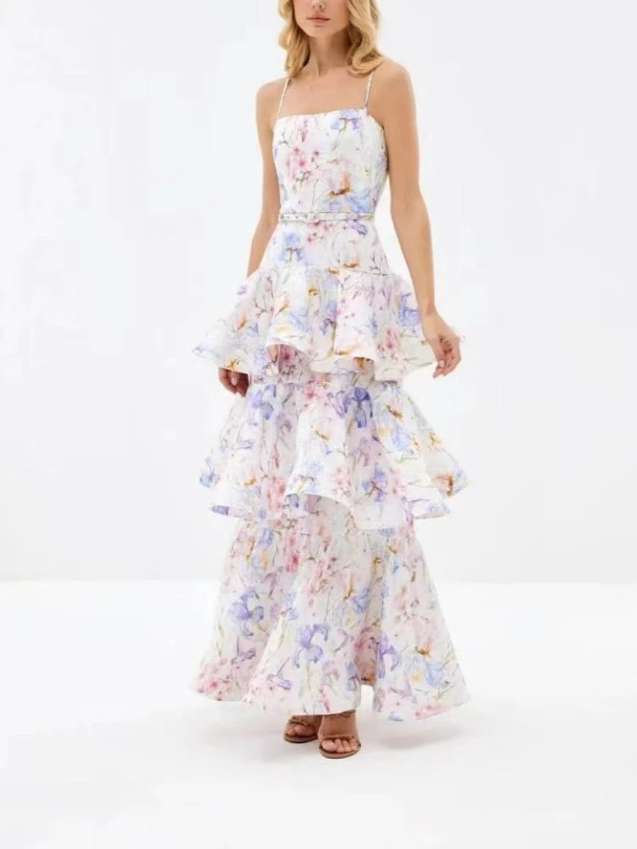 Patchwork Belt Dress Clothing