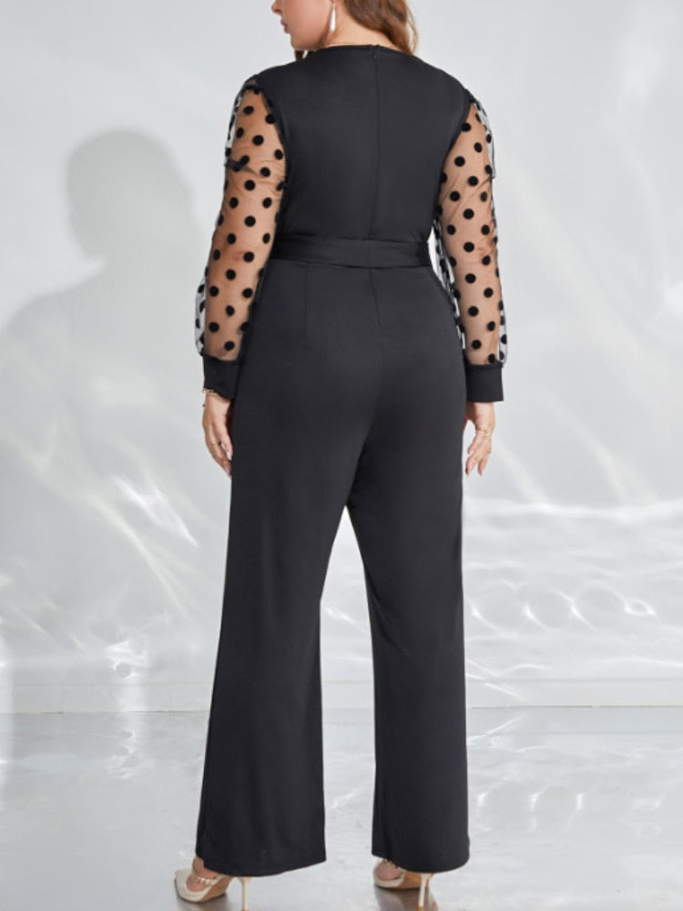 Plus Size Black Jumpsuits