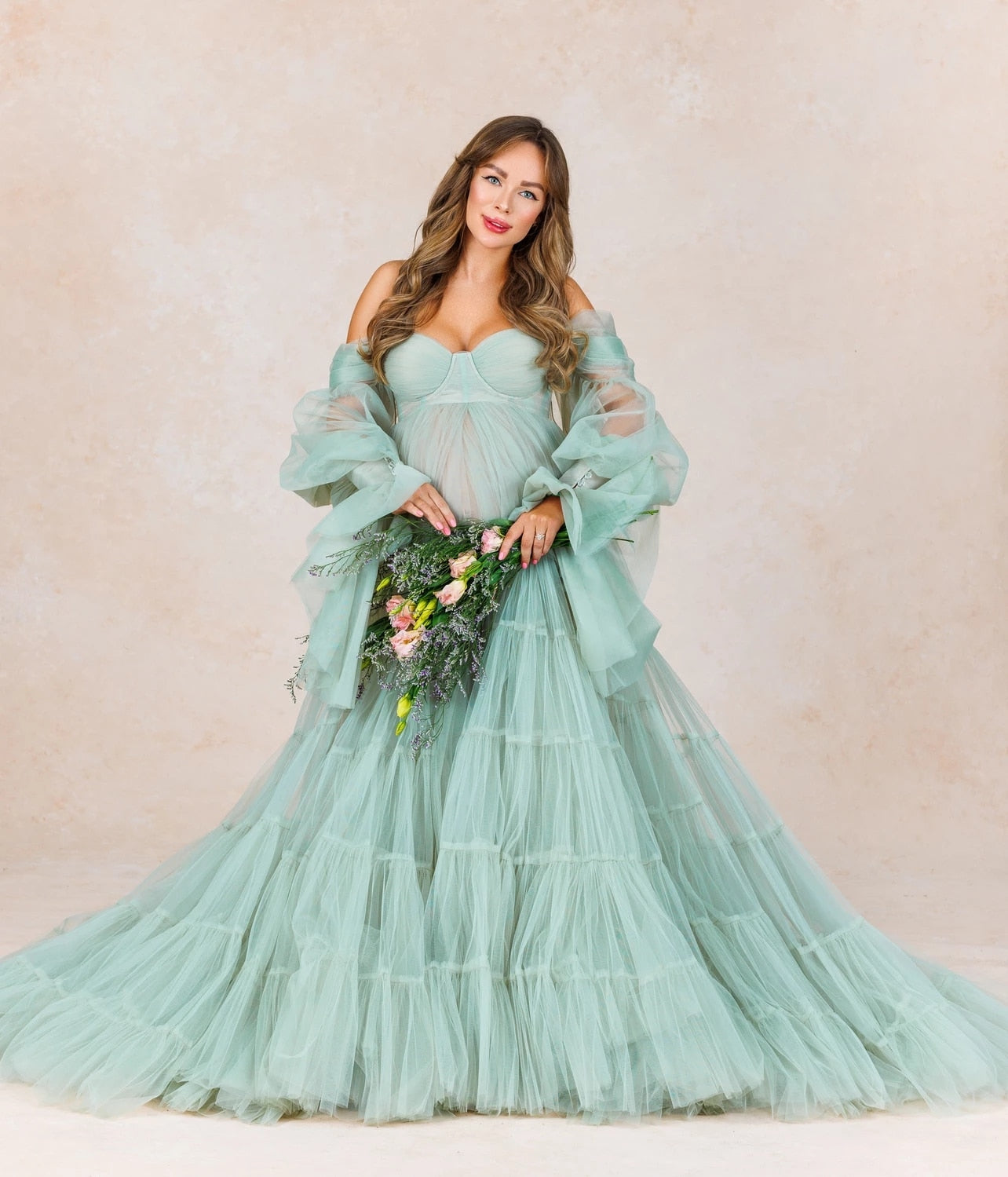 Off Shoulder Maternity Dresses