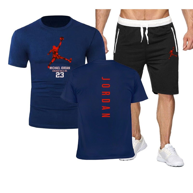 Summer Men's T-shirt Set