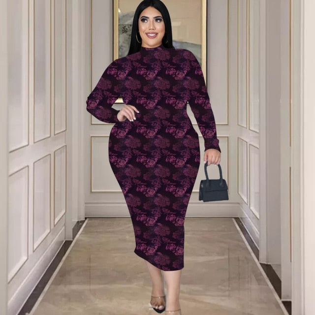 Plus Size Velvet Dress