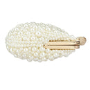 White Pearl Beaded Clutch Purse