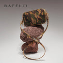 Genuine Leather Camouflage Camera Bag Adjustable Shoulder Straps Fashion Lightweight Multifunctional Crossbody Bag for Women
