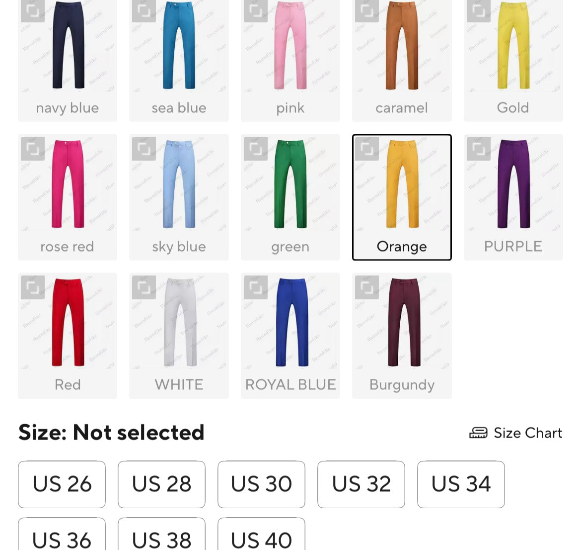 Men Dress Pants