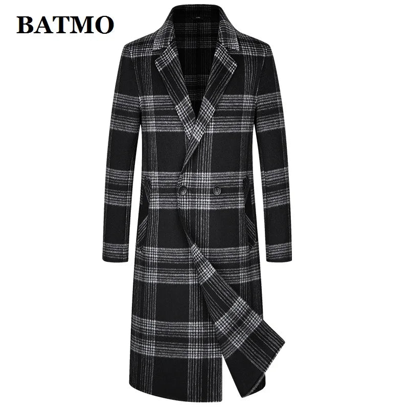 Men’s Double Breasted Plaid Jacket