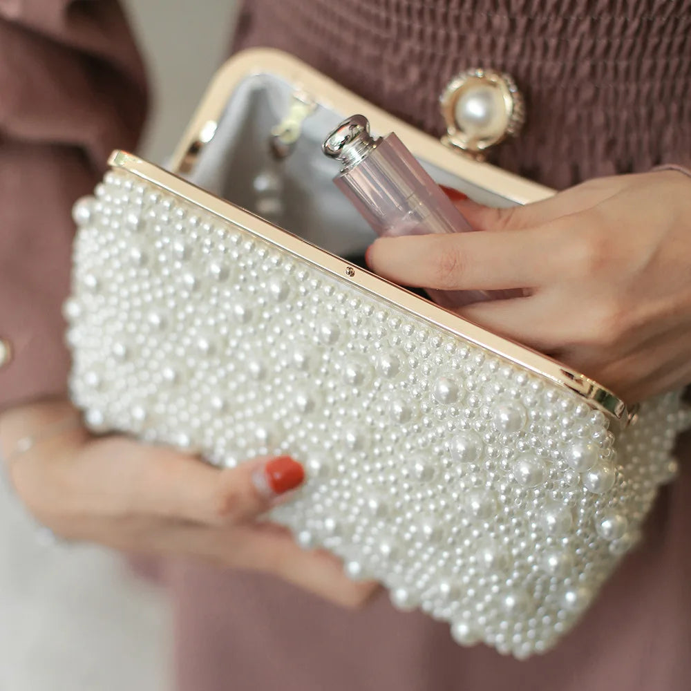 Luxury Pearl Evening Handbag