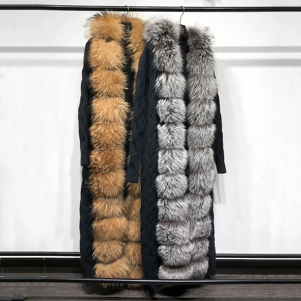 Real Fox Fur Cardigan