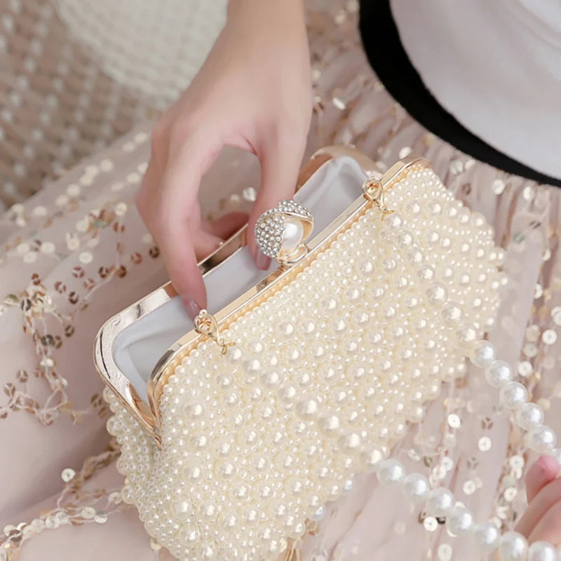 Luxury Pearl Evening Handbag