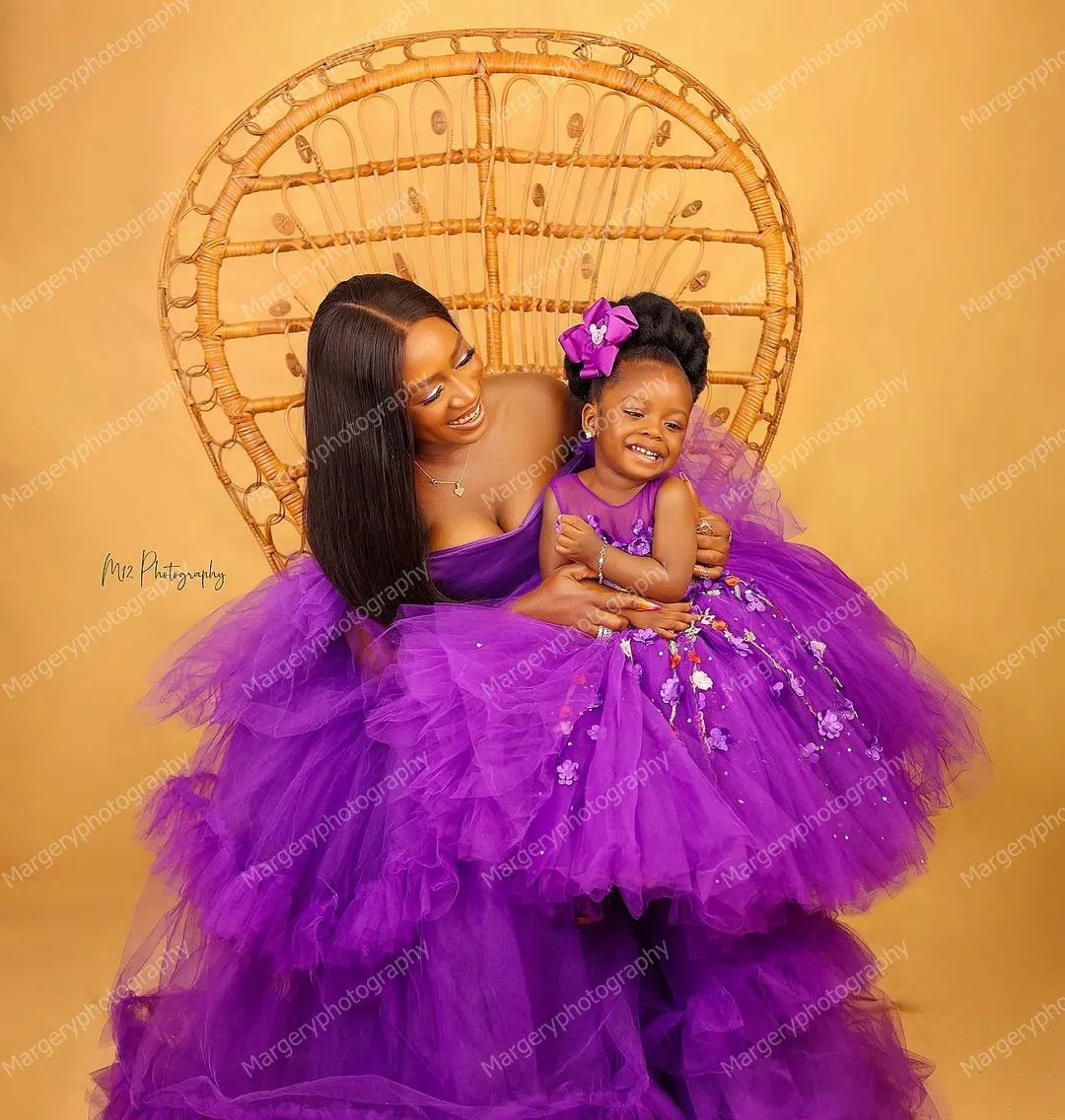 Fully, Tulle Mother & Daughter Dress set