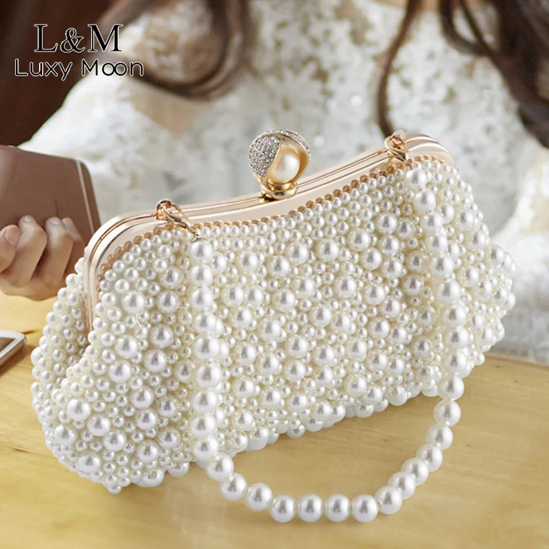 Luxury Pearl Evening Handbag