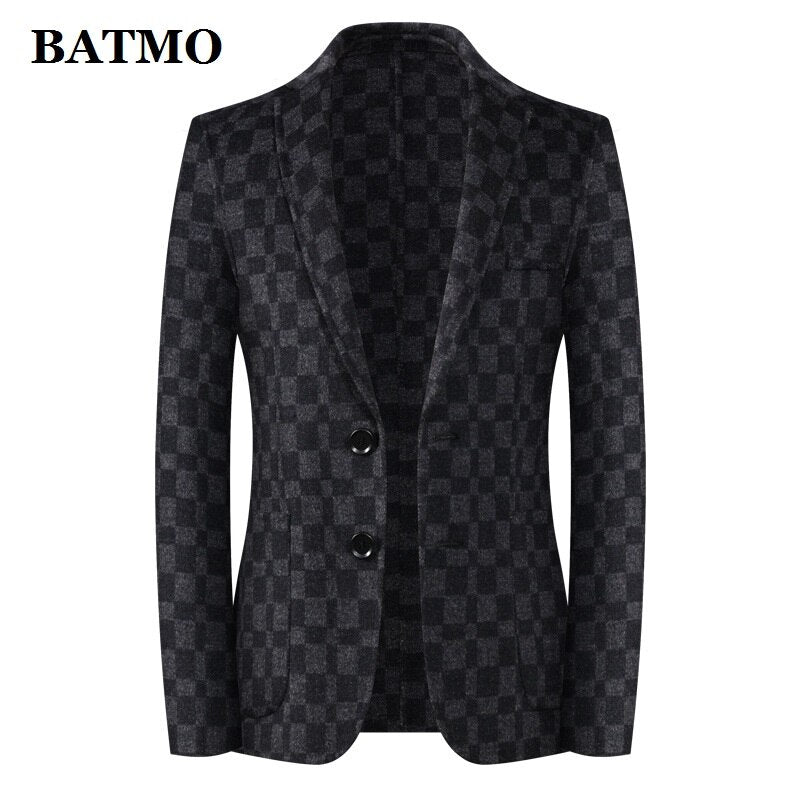 Men’s Checkered Blazer