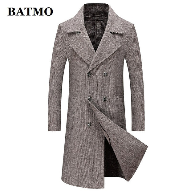 Men’s Double Breasted Casual Trench Coat