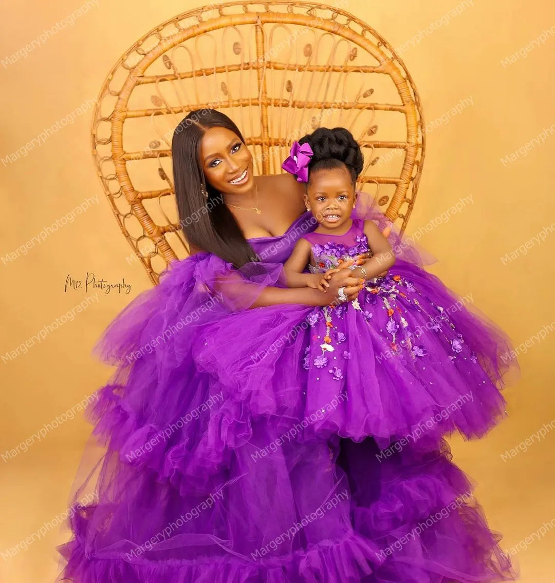 Fully, Tulle Mother & Daughter Dress set