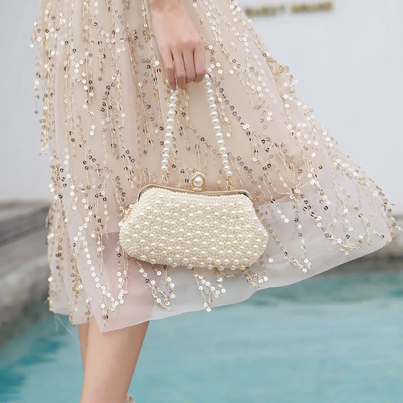 Luxury Pearl Evening Handbag